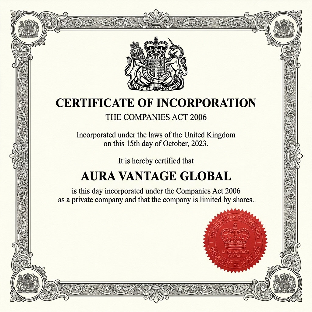 Certificate of Incorporation
